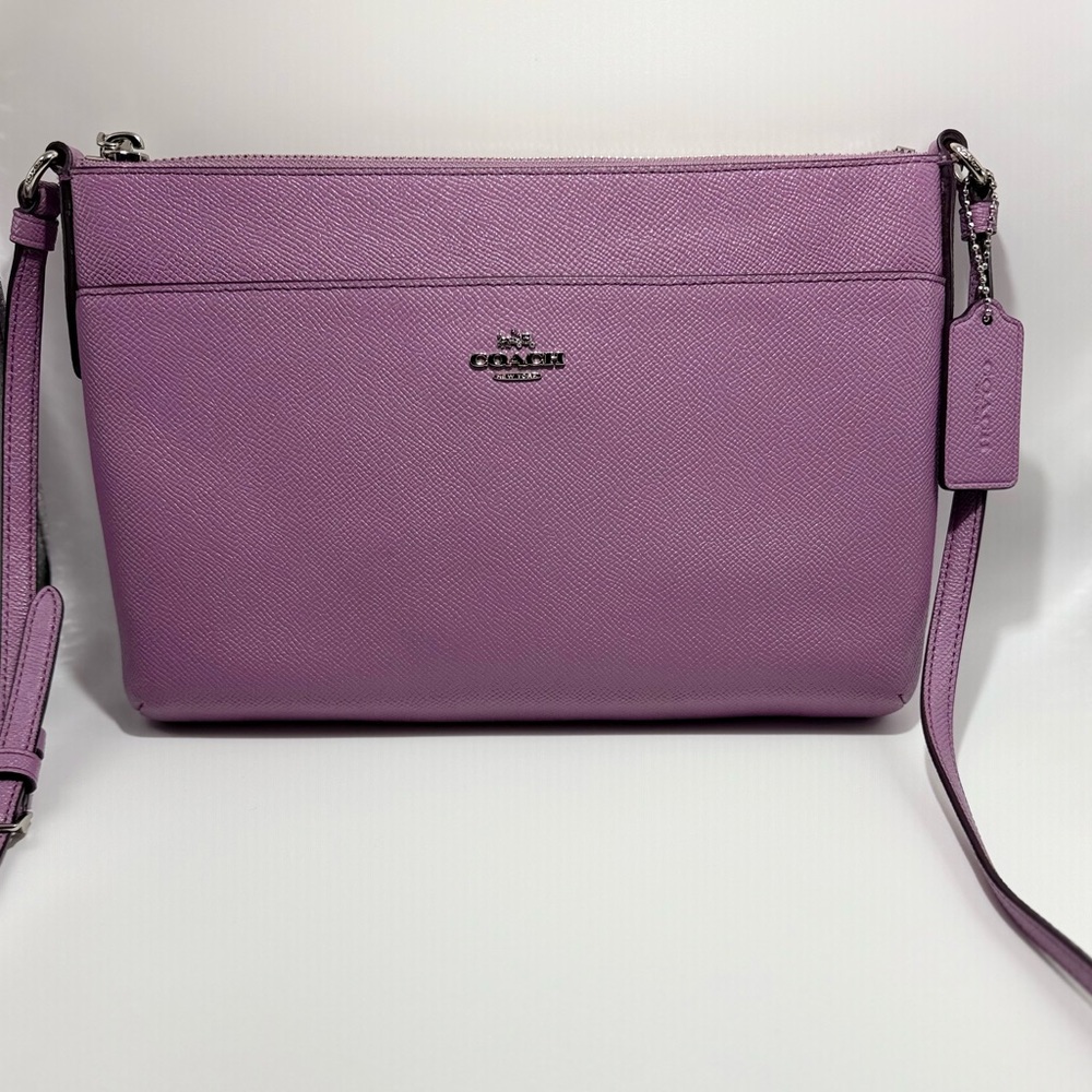 Coach Lavender Crossbody - Textured Saffiano Leather - Picture 8 of 9